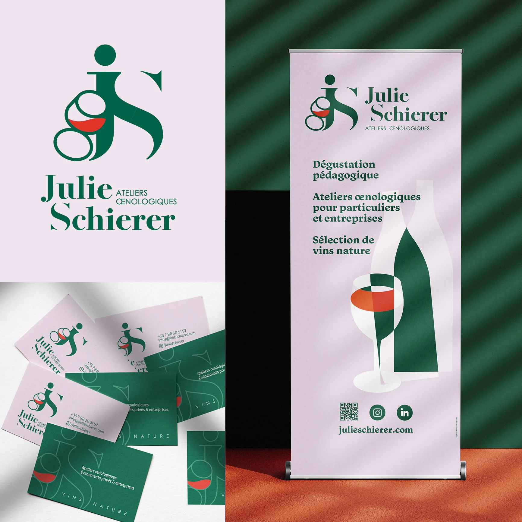 Identité visuelle - Julie Schierer
